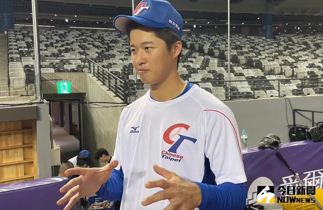 ▲今晚對戰巴勒斯坦拚分組第一！中華隊推味全龍左投張景淯先發。（圖／記者吳政紘攝）