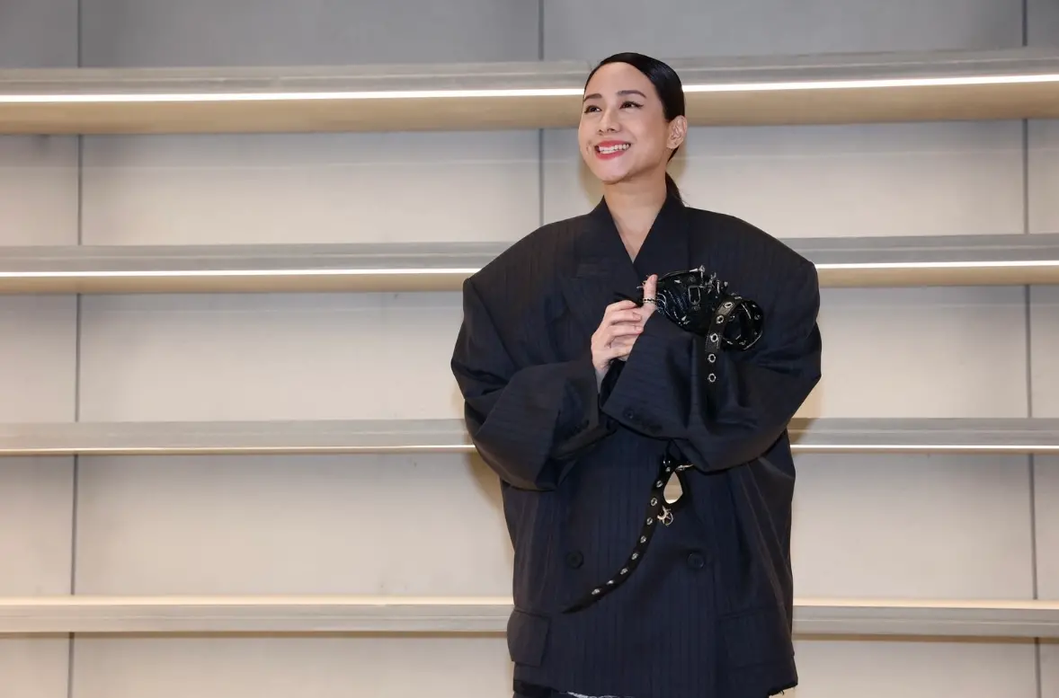 ▲林嘉欣斬12年婚還是相信愛情，和前夫「天天訊息」嚮往混合家庭。（圖／記者蔡依庭攝）