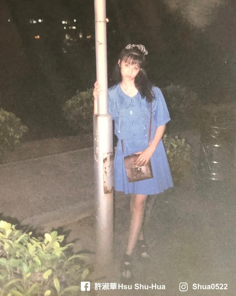 ▲台北市議員許淑華分享18歲還是高中生時的照片。（圖／取自許淑華臉書）