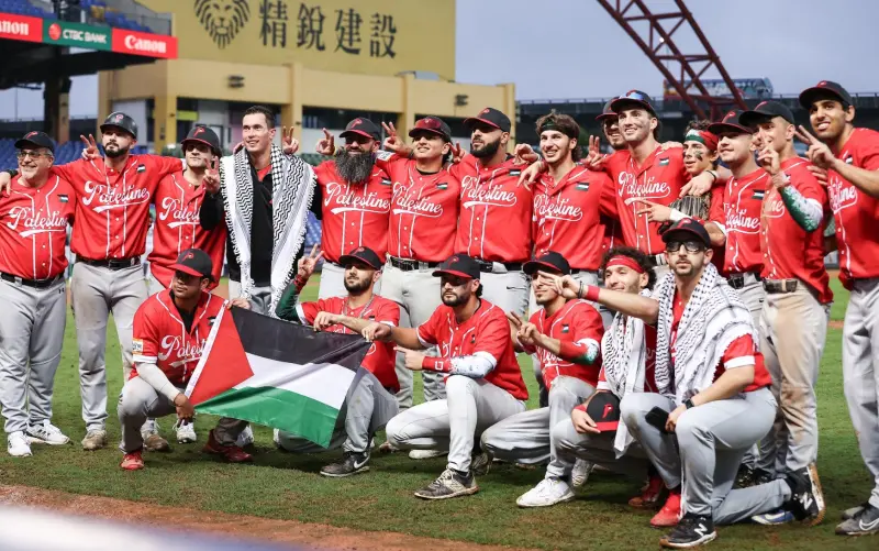 ▲巴勒斯坦首次來台灣參加亞錦賽。（圖／棒協提供）