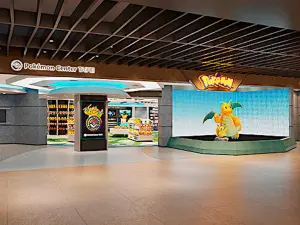 ▲寶可夢官網已劇透「台北寶可夢中心Pokémon Center TAIPEI」現場模擬圖。（圖／翻攝自寶可夢官網）