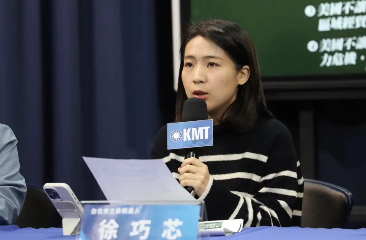 ▲徐巧芯曝已與多年好友李正皓決裂，並送上最後的祝福。（圖／國民黨提供）