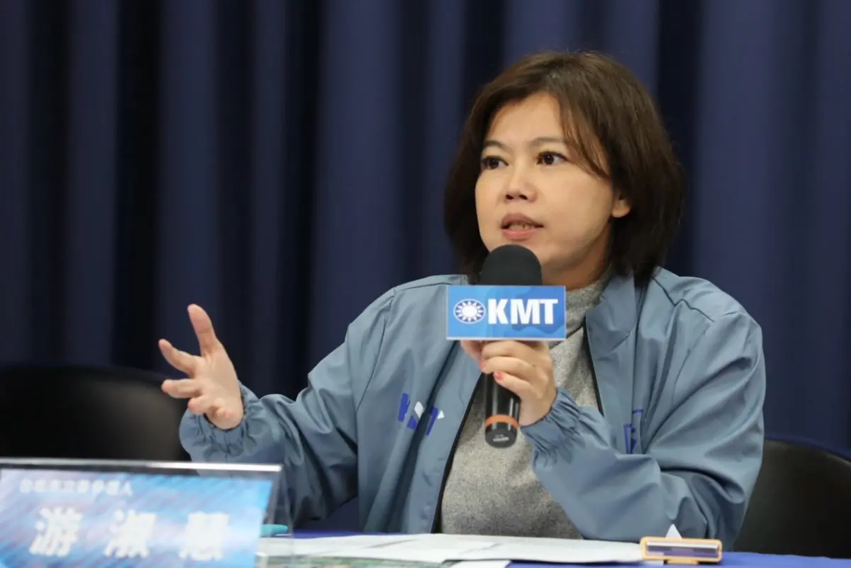 ▲游淑慧認為，藍白不能合作，也應和諧。（圖／國民黨提供）