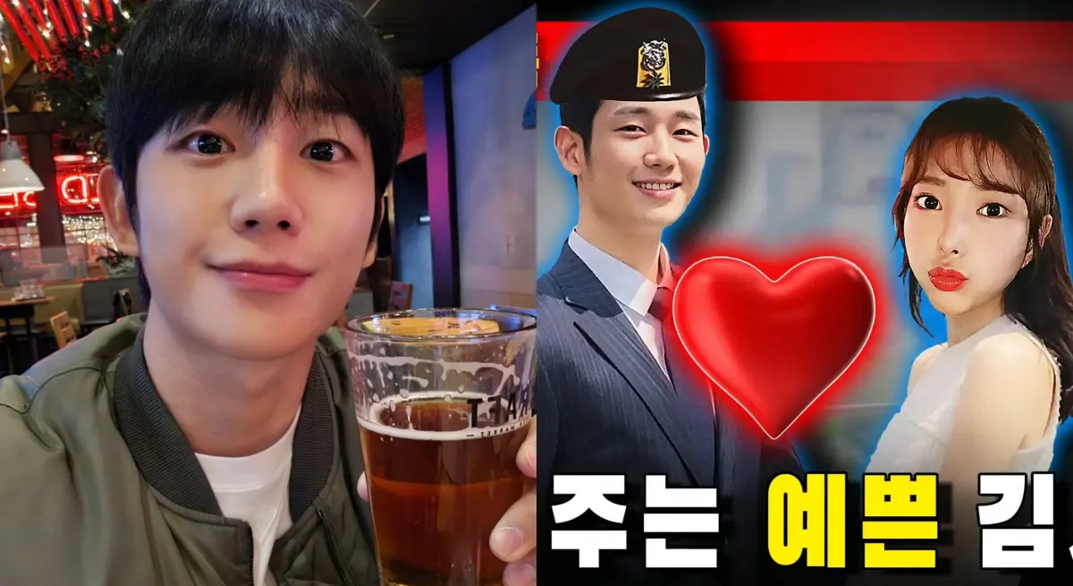 ▲丁海寅（左）被爆出是李善均光顧的毒品酒店常客，他跟李善均小三的對話也曝光。（圖／翻攝丁海寅IG、가로세로연구소 YouTube）