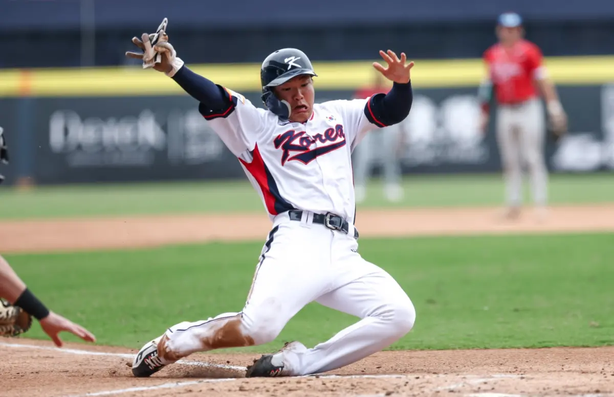 ▲亞錦賽韓國戰績2勝1敗，以A組第二晉級超級循環賽。（圖／棒協提供）