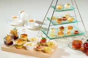 ▲JR東日本大飯店台北將於明年1月1日開始，推出法國最佳工藝甜點師Nicolas Boussin聯名下午茶。（圖／JR東日本大飯店台北提供）