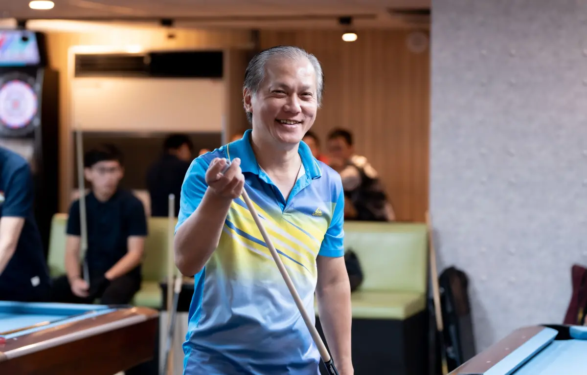 ▲撞球之子楊清順過世，師父趙豐邦也很難過。（圖／趙豐邦臉書）