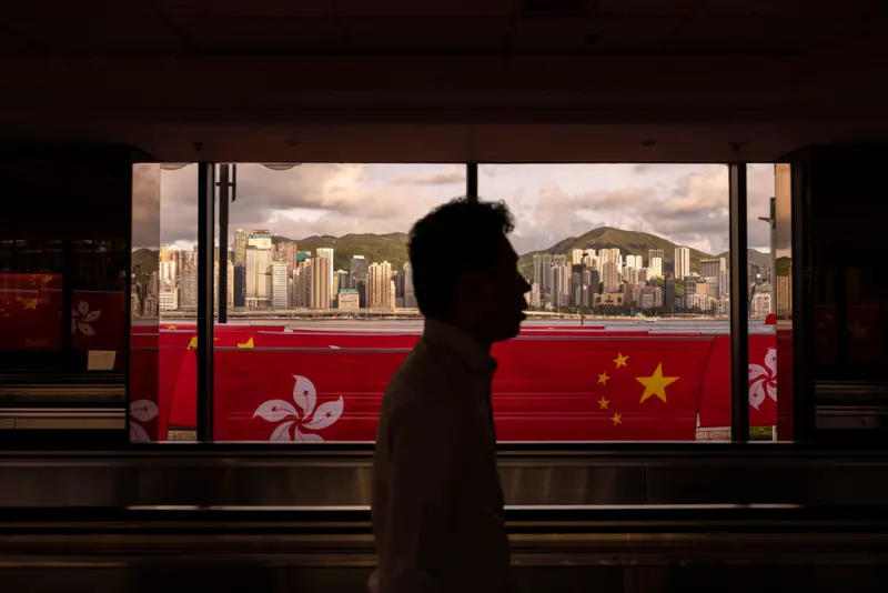 ▲近期網路熱議香港成為「國際金融中心遺址」，也讓香港與中國之間的關係再度引發外界關注。（圖／美聯社／達志影像）