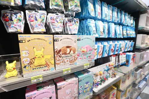 49元~15萬純金徽標!台北寶可夢中心「最齊全商品」價格一次整理 ▲眾多人氣角色收藏級組裝模型。(圖/記者葉政勳攝)