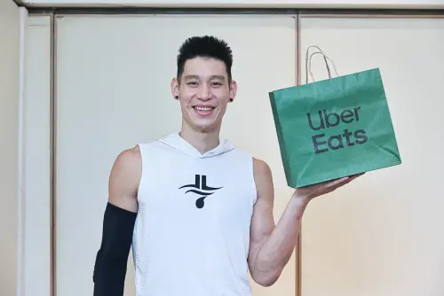 ▲林書豪近期接下外送平台 Uber Eats 代言人，他大方分享自己在聖誕節、跨年和農曆新年的生活規劃。（圖／記者葉政勳攝）