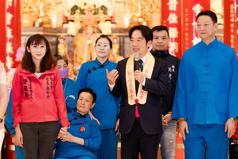 ▲賴清德替許淑華輔選。(圖/賴競總提供)