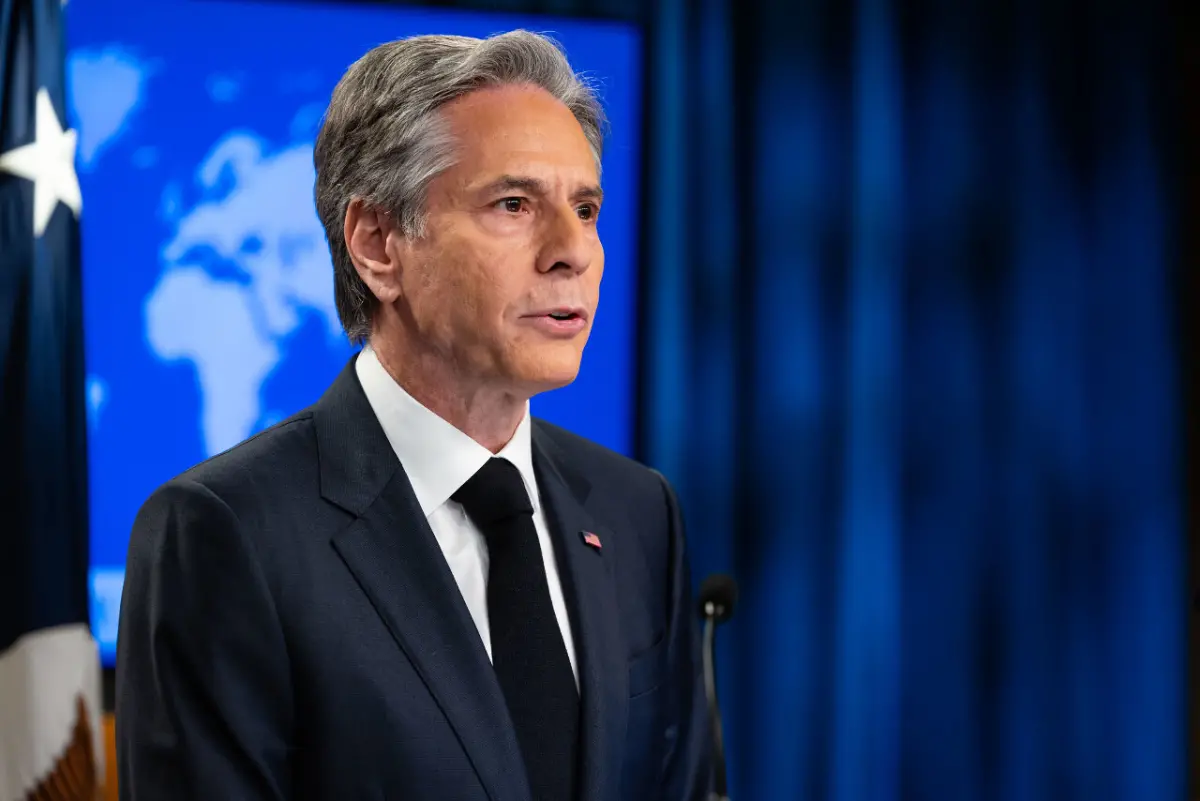 ▲美國國務卿布林肯表示，美國與全球各國關切台海和平穩定、不改變現狀，並以和平方式解決分歧。資料照。 （圖／美國務院）