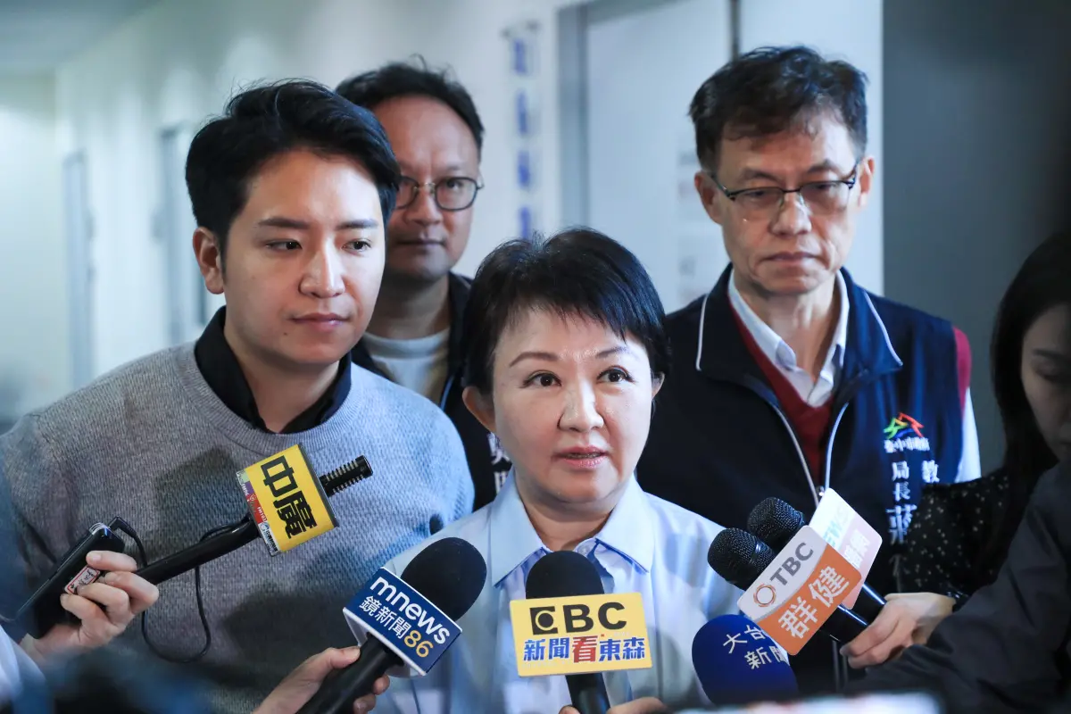 ▲中市長盧秀燕證實，藍營四都將於下周一開放液態蛋進入校園。（圖／台中市政府提供，2023.12.08）