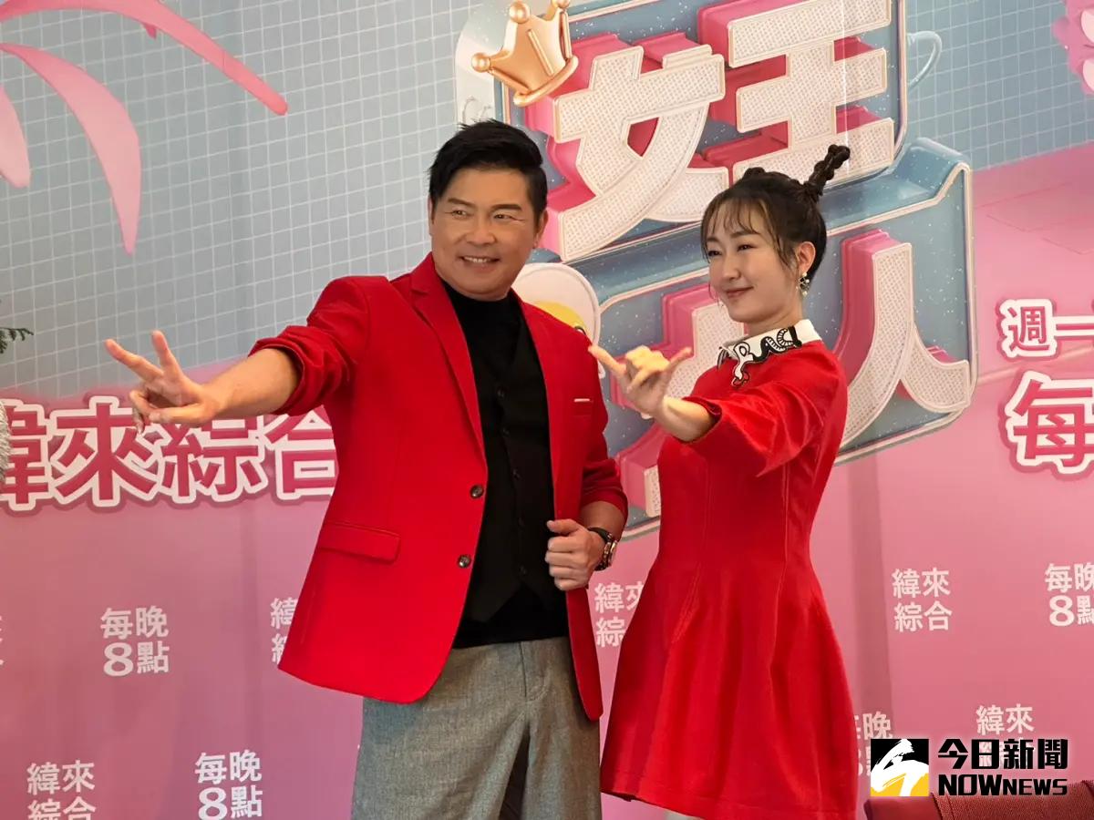 ▲曾國城（左）、巴鈺（右）今日出席節目餐敘，談到蔡尚樺，曾國城相當心疼，洩好友的感情狀態，和男友沒有分開。（圖／記者詹鎰睿攝影）