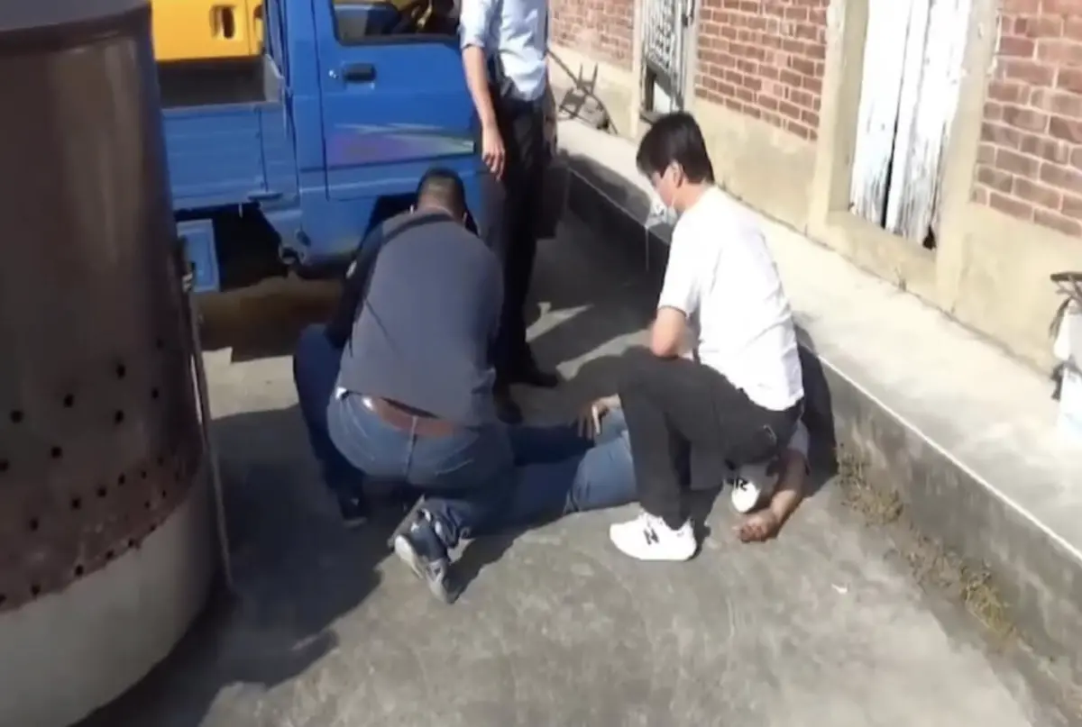 ▲案經調查，警方迅速逮捕賴男。（圖／翻攝畫面）