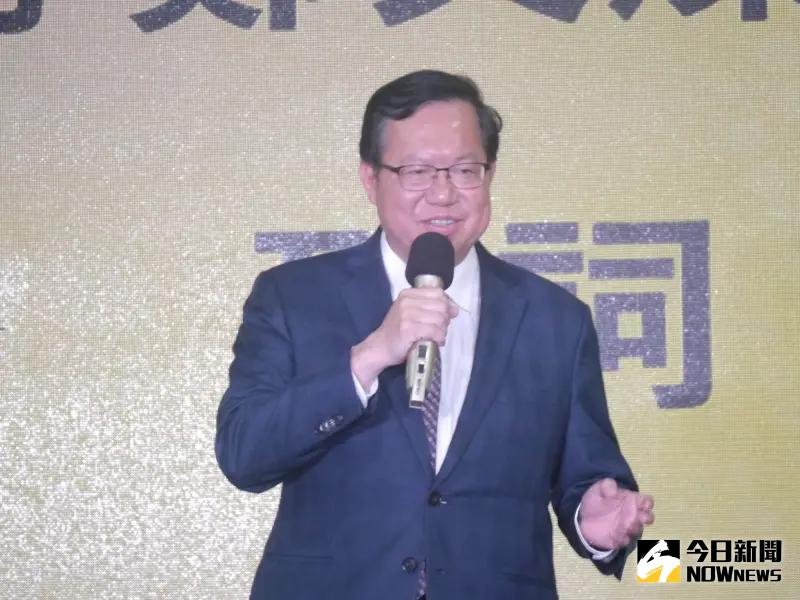 ▲鄭文燦說國家兒童未來館是有遠見的決定，能接軌國際，讓台灣走向未來。（圖 ／記者吳嘉億攝，2023.12.08）