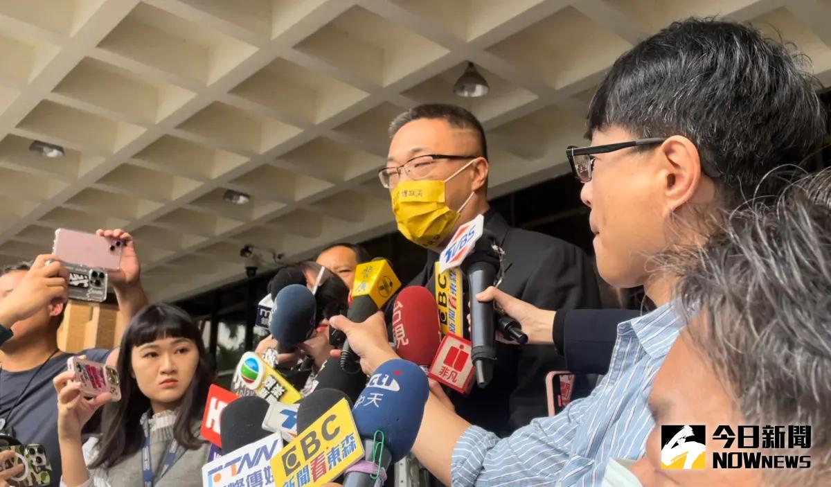 ▲台北地院審理政治評論員朱學恒強制猥褻案，傳喚朱學恒、台北市議員鍾沛君出庭（圖／記者潘千詩攝，2023.12.08）