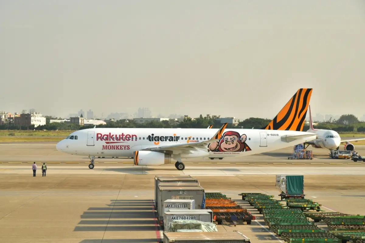 ▲樂天聯名彩繪2號機於今日正式起航。（圖／虎航提供）
