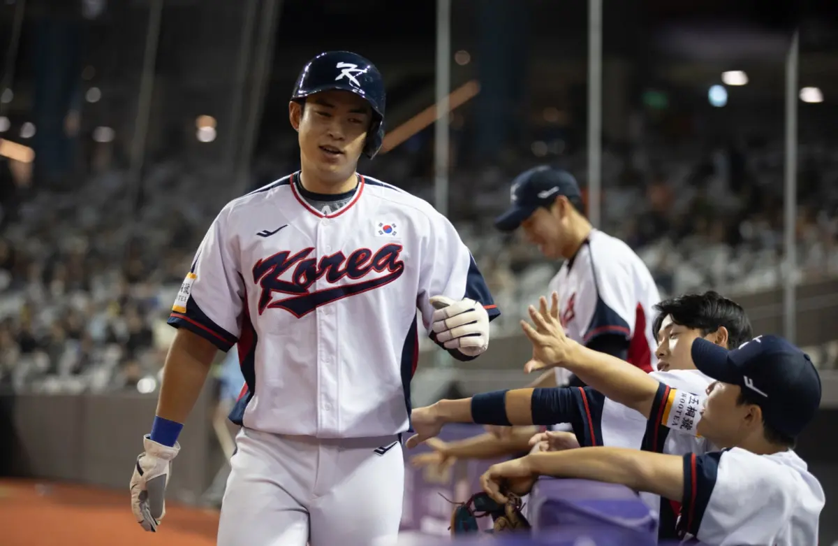 ▲亞錦賽韓國在超級循環賽擊敗菲律賓。（圖／棒協提供）