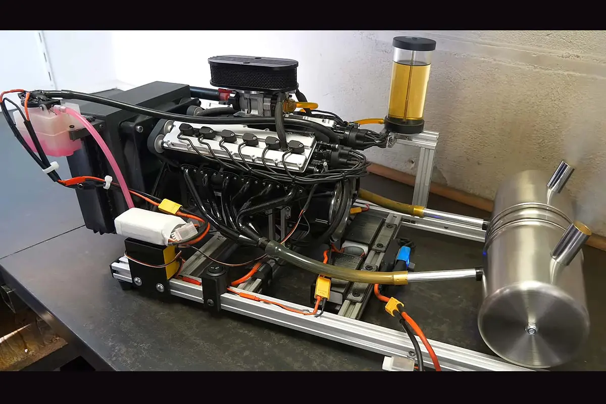 ▲ V12引擎咆嘯好迷人，但這具只有72c.c. 