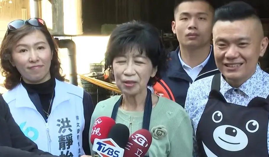 ▲陳佩琪受訪時表示，中央卡蛋的消息來源是柯文哲，她有努力的求證過。（圖／江和樹辦公室提供，2023.12.09）