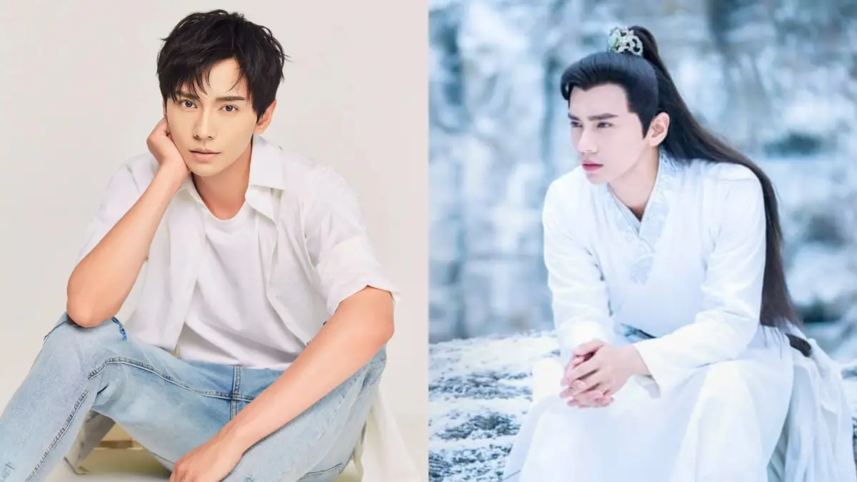 ▲郭昊鈞參加《星光大道》海選入行，之後在微信演員群組中被副導演選中當演員，因為拍古裝劇《暮白首》演陸一舟爆紅。（圖／郭昊鈞提供、《暮白首》劇照）