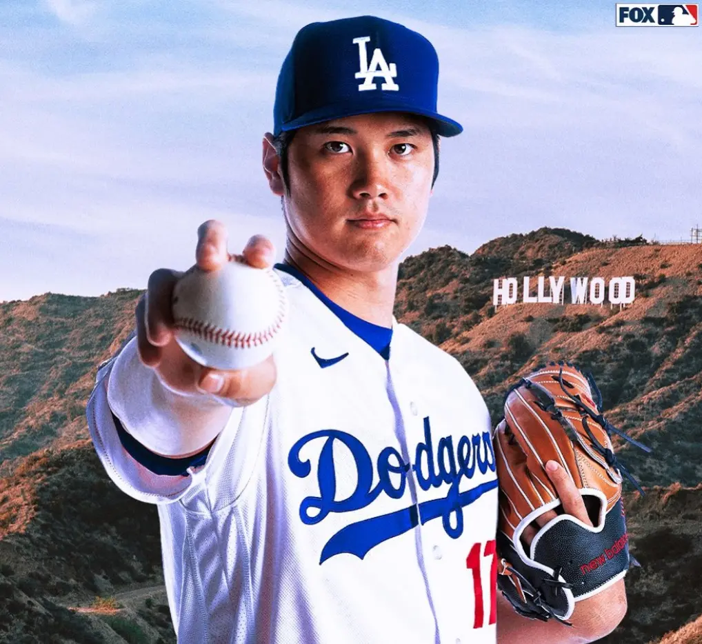▲大谷翔平將與洛杉磯道奇簽下一份10年7億美金（約219億台幣）的合約。（圖／取自@MLBONFOX推特）