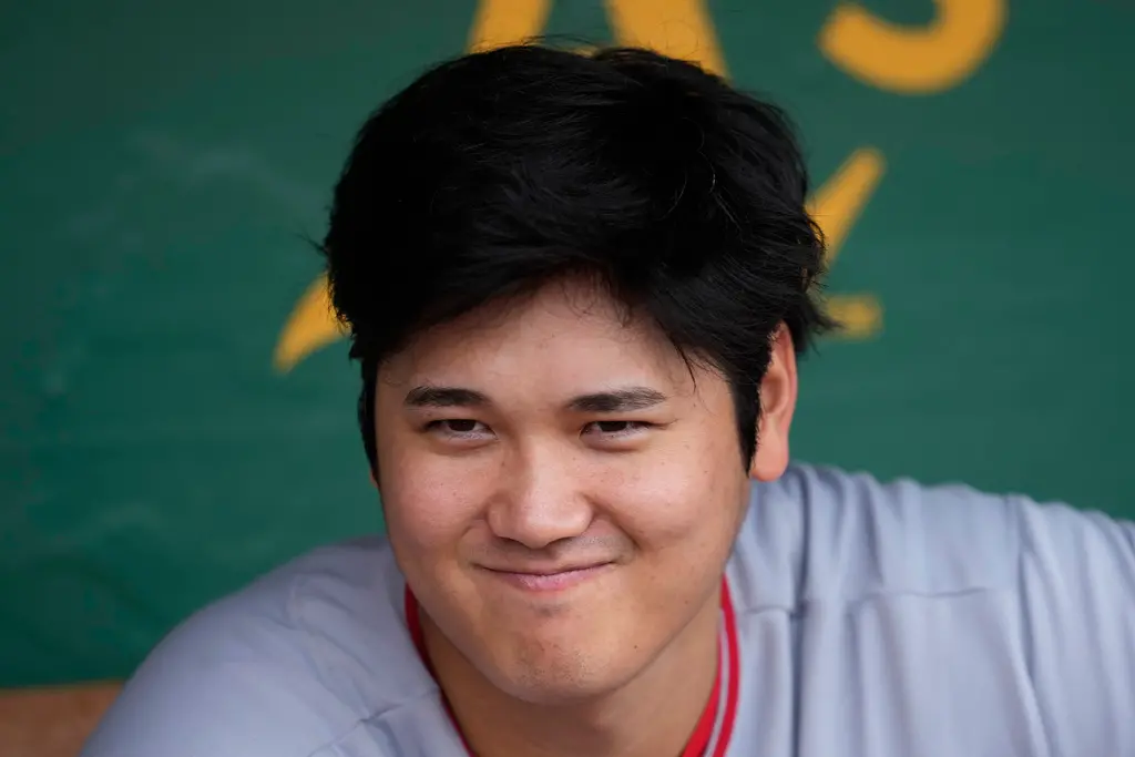 ▲大谷翔平今晨以10年7億美元（約219億台幣）加盟道奇，道奇隊股東、洛城體育屆的傳奇人物「魔術強森」對大谷的加入決定感到非常興奮。（圖／美聯社／達志影像）