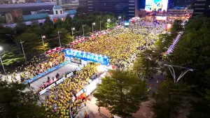 首辦自願性碳中和路跑    臺中城市半程馬拉松實踐綠行動
