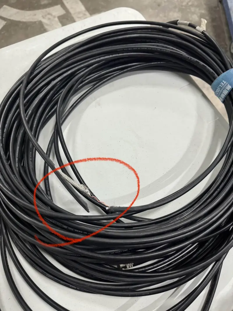 ▲許淑華爆大巨蛋有老鼠咬線材。（圖／取自許淑華臉書）