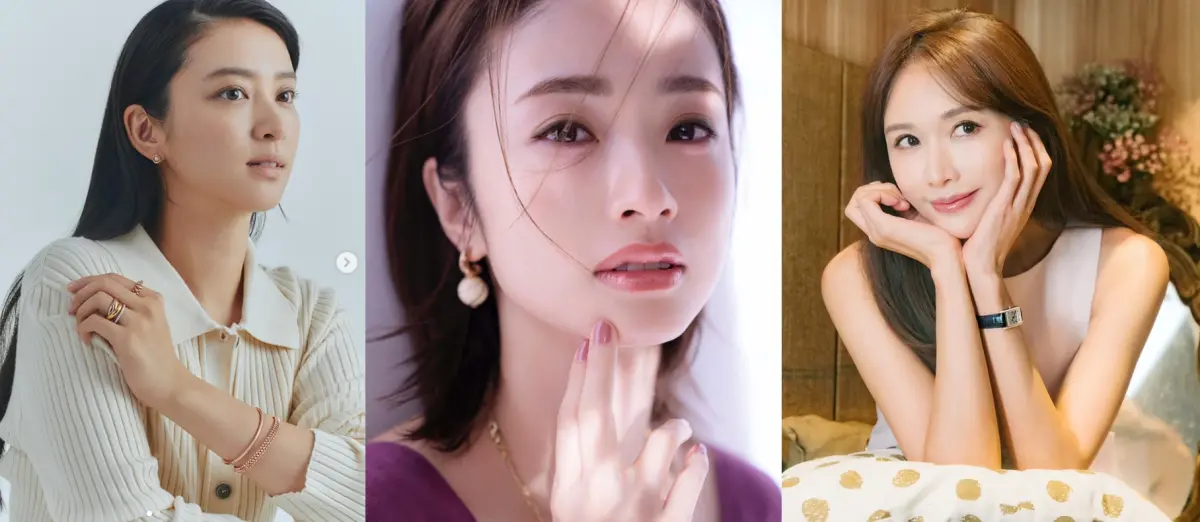 ▲放浪兄弟大嫂團包括武井咲（左起）、上戶彩、林志玲等人，都是演員、名模界的女神。（圖／翻攝自武井咲、上戶彩、林志玲IG）