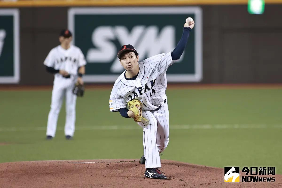 ▲中華隊連續24局對日本社會人無法得分，加藤三範封鎖台灣打線。（圖／葉政勳攝）