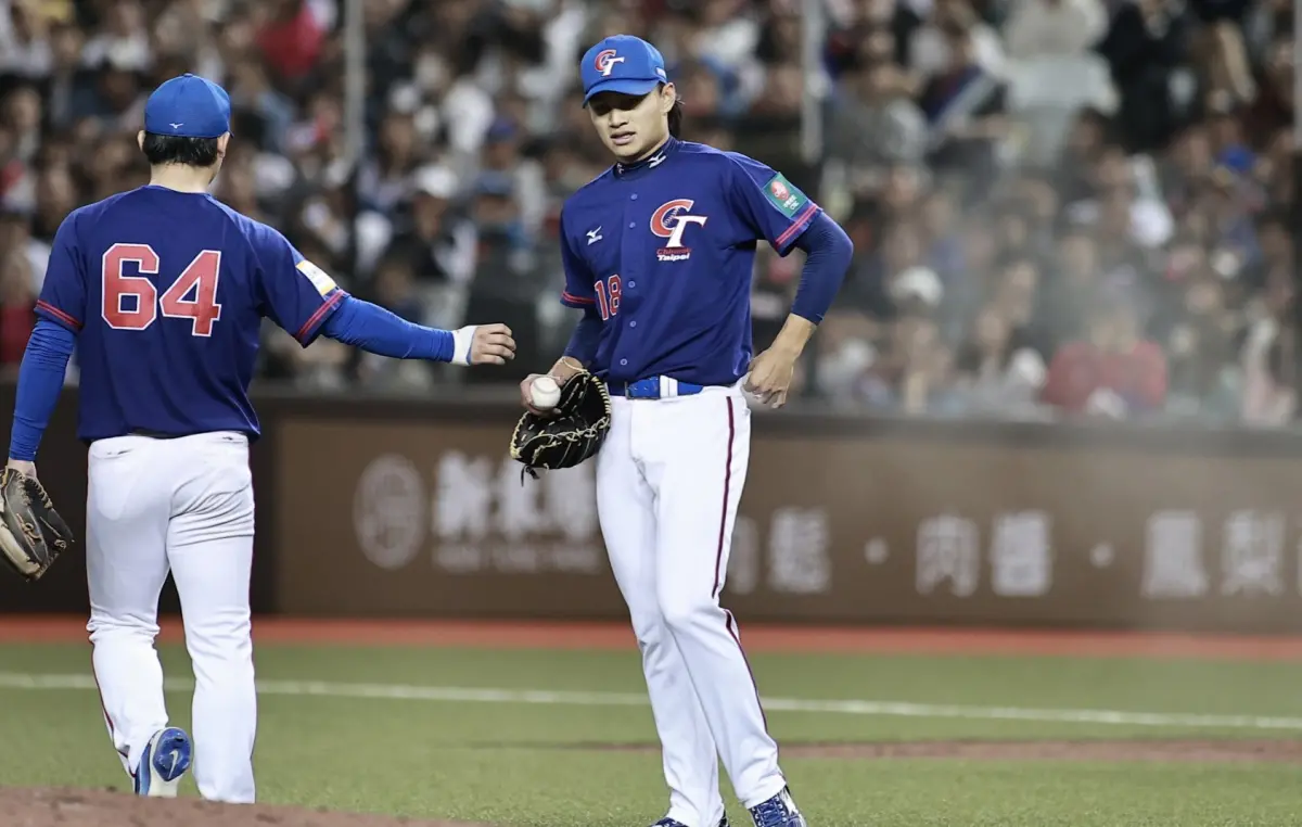 ▲亞錦賽冠軍戰中華隊先發徐若熙主投5局8K、失1分好表現。（圖／記者葉政勳攝）