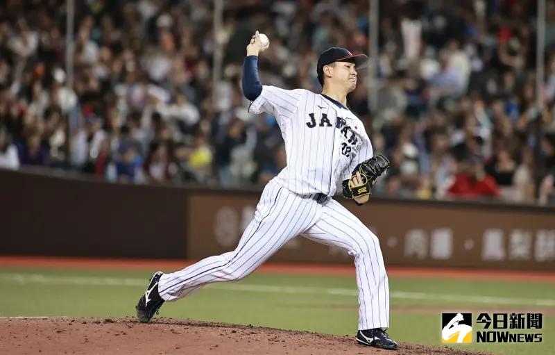▲亞錦賽日本隊王牌投手嘉陽宗一郎。（圖／記者葉政勳攝 , 2023.12.10）
