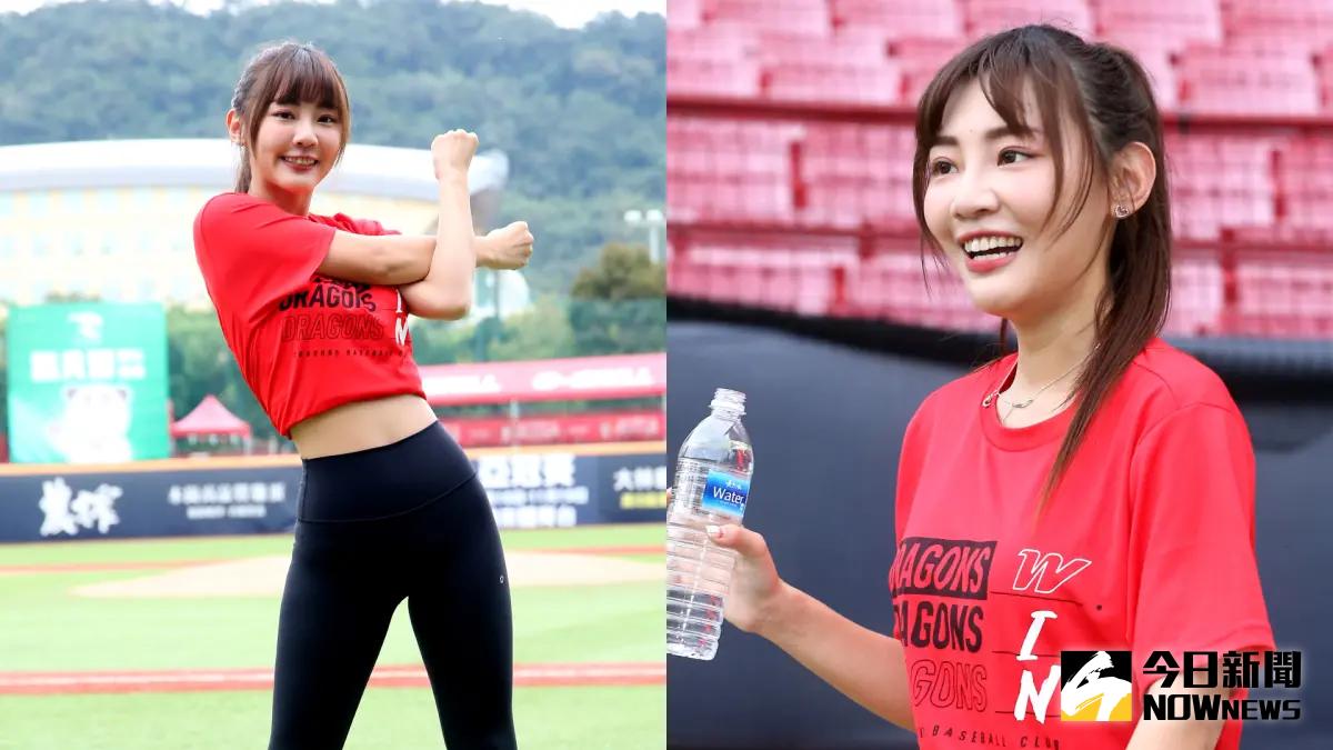 ▲小龍女成員小映花了27分鐘跑完天母棒球場10圈，結果臉上幾乎沒有汗水，她也大方公開祕訣，直呼：「天氣真的很舒服！」（圖／記者吳翊緁攝影）