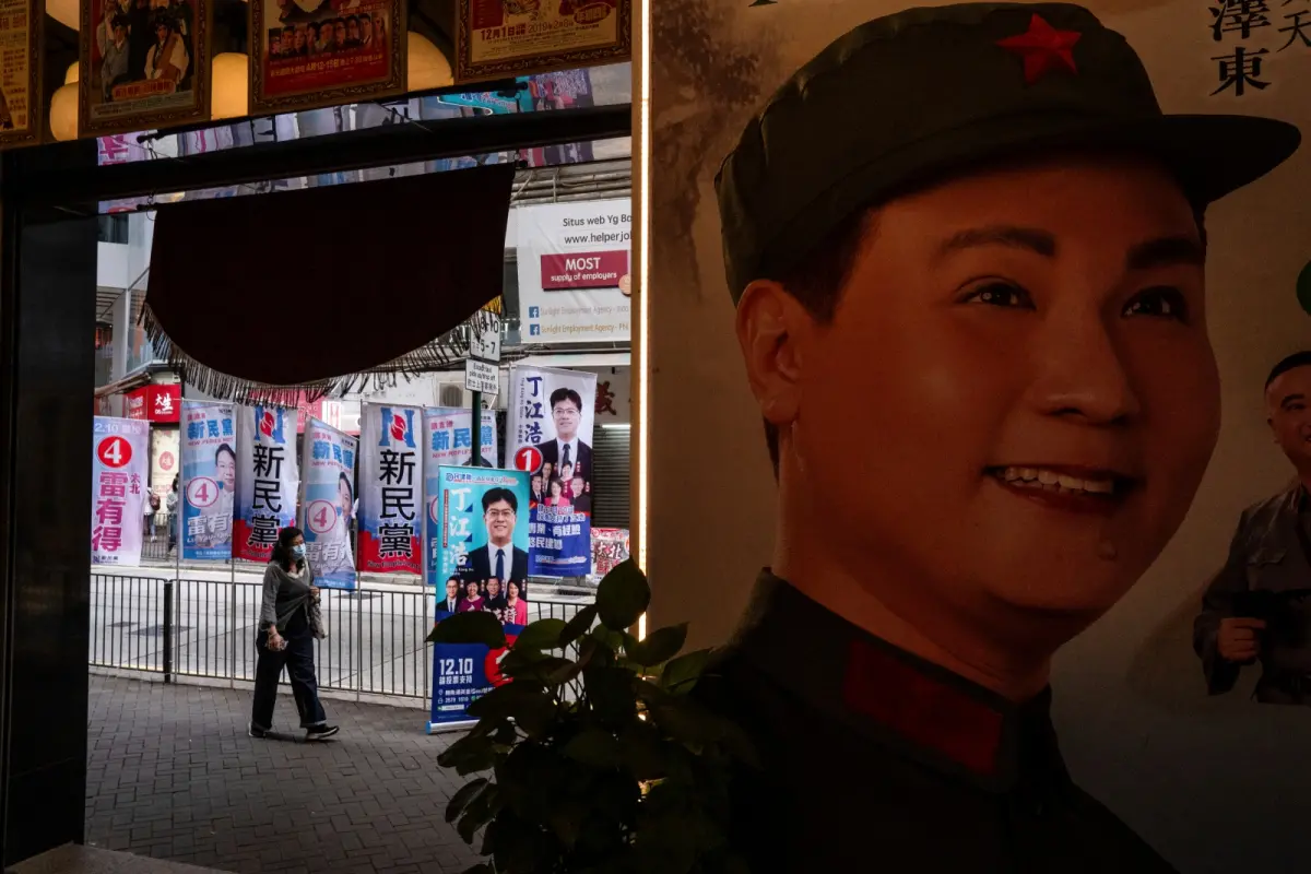 ▲儘管本次區議會選舉投票率不到3成，許多香港建制派政治人物卻都對此表示滿意。示意圖。（圖／美聯社／達志影像）