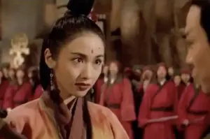 ▲黎姿（左） 1993 年演出電影版《倚天屠龍記》的周芷若。