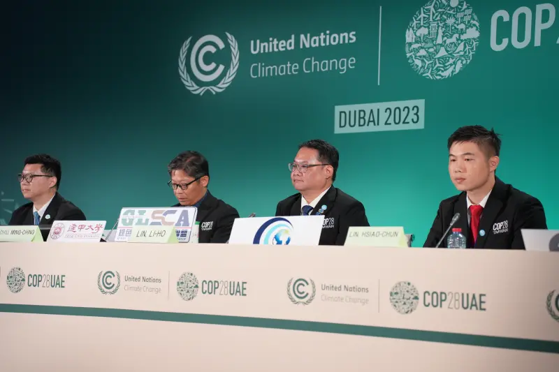 ▲林利和第二次受聯合國邀請，在全球氣候變遷會議發表觀點。=（圖/亞洲SDG 計畫辦公室提供）