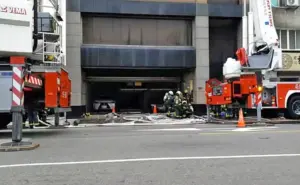 北市環保局大樓火警「3人受困」！地下室竄出黑煙　警消到場搶救
