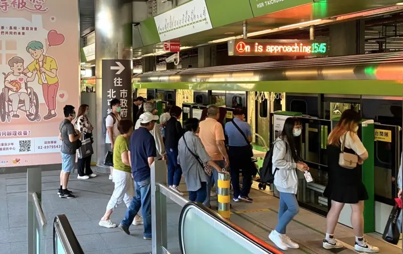 ▲台中市目前僅一條捷運綠線。(圖/台中市政府提供,2023.12.12)