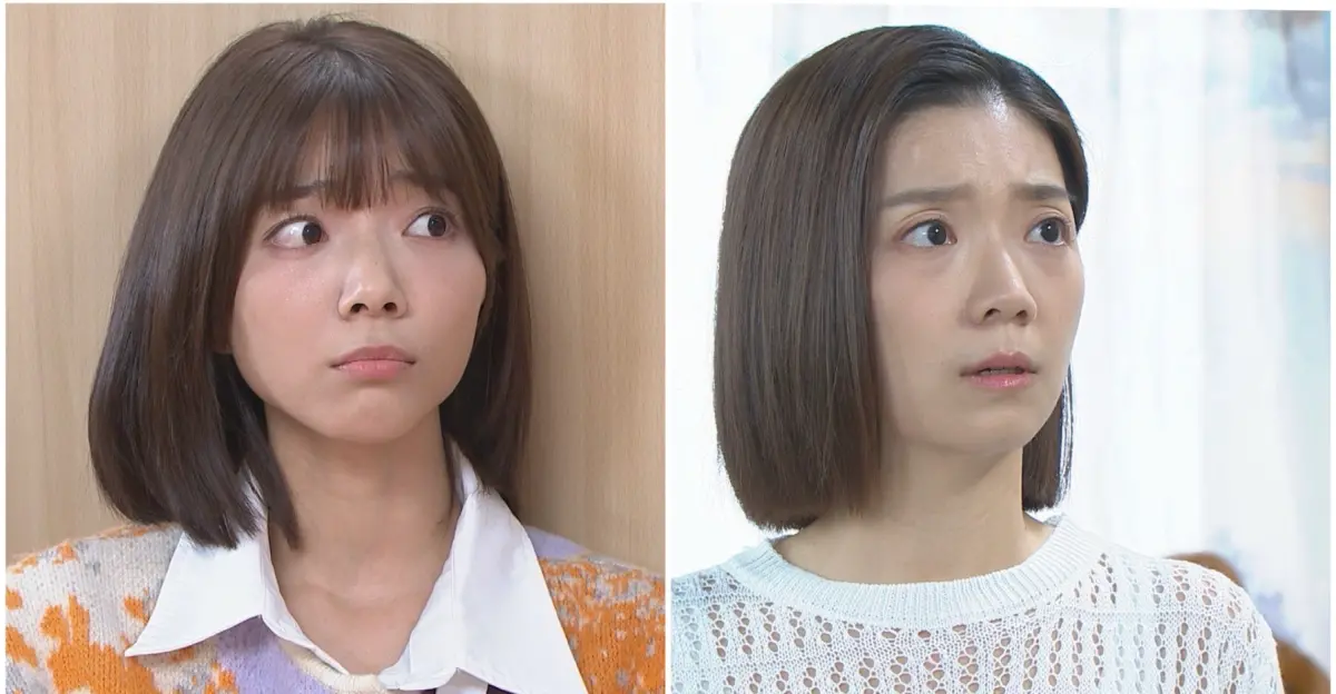 ▲黃豪平女友周宇柔（左）撞臉傅小芸，透露打工遭滾水燙當場起水泡往事。（圖／民視）