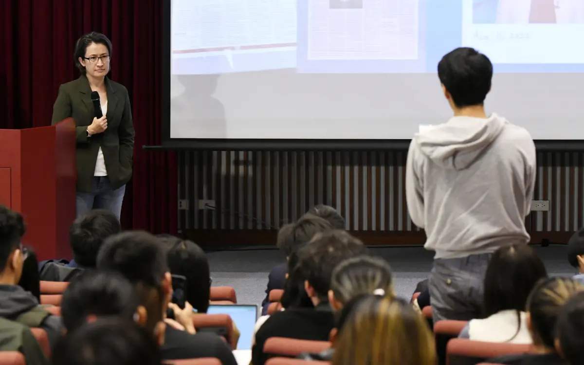 ▲蕭美琴接受專訪透露總統蔡英文曾給壓力促成「賴蕭配」，自己馬上嚇阻稱「妳做得這麼辛苦，為什麼要叫我去參選？」（圖／記者林調遜攝）