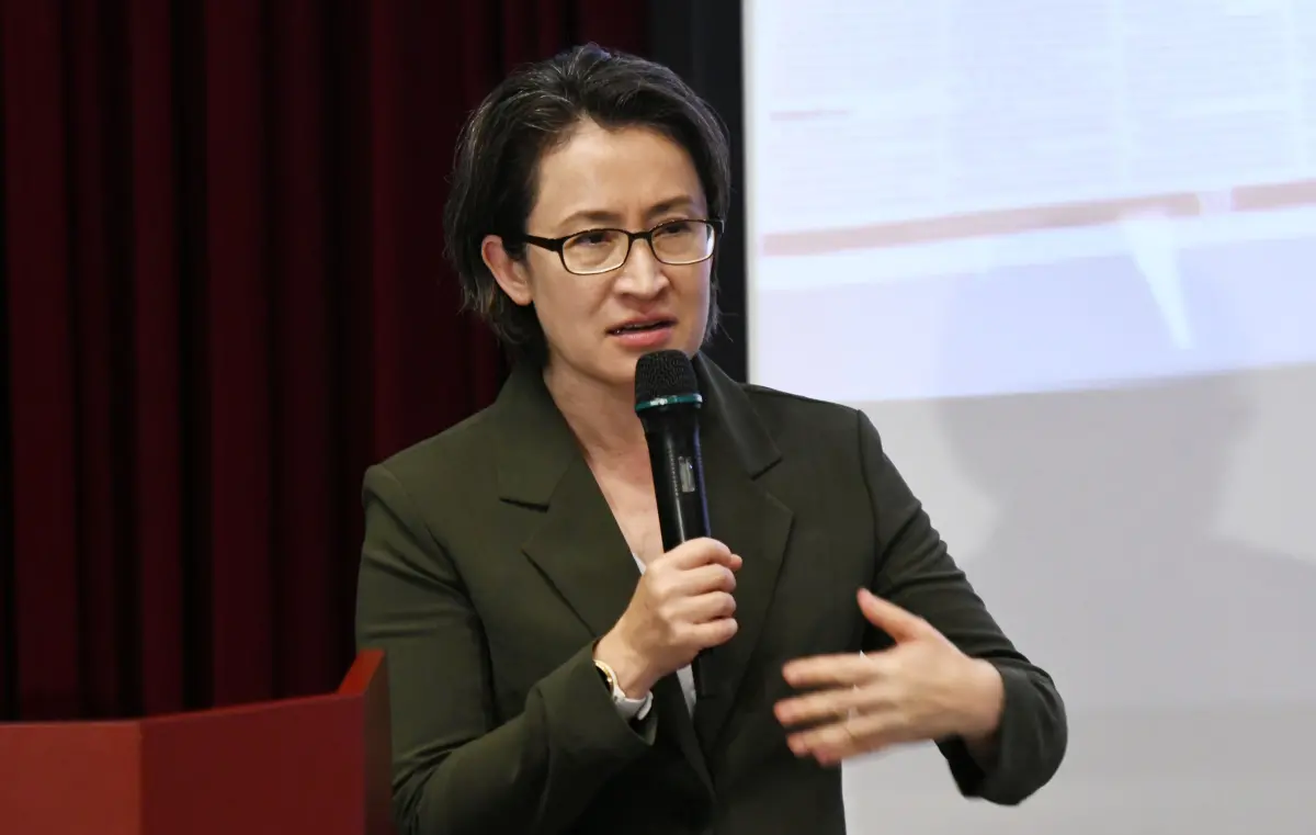 ▲民進黨副總統候選人蕭美琴接受《經濟學人》專訪，暢談自己的戰貓哲學與兩岸立場。資料照。（圖／記者林調遜攝）