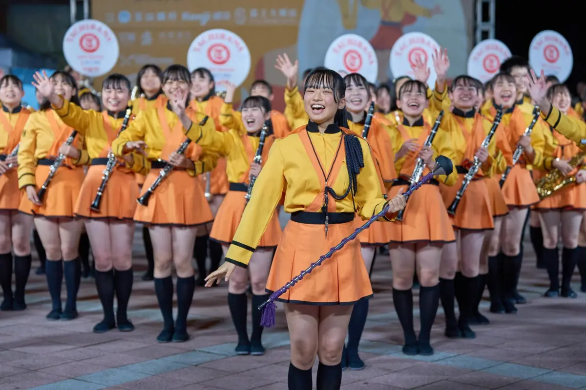 ▲日本京都橘高校吹奏樂部「橘色惡魔」12月將和東京農業大學第二高等學校吹奏樂部「翡翠騎士」聯手來台演出。（圖／文化總會提供）