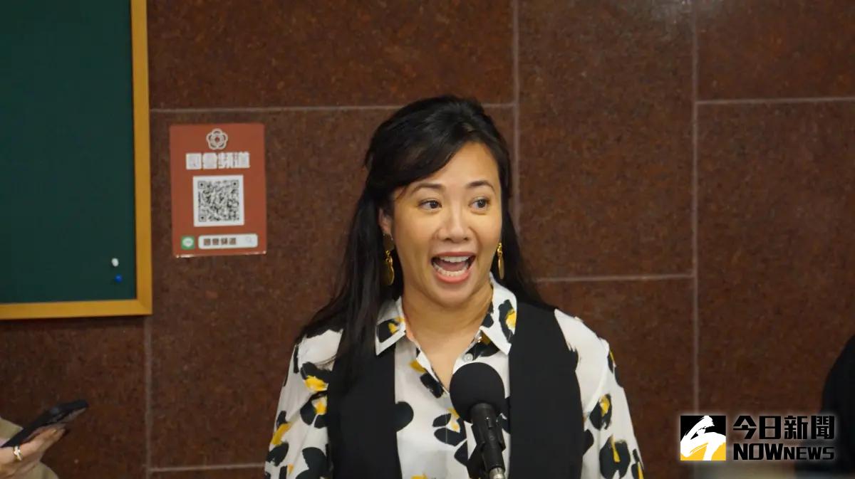 ▲民眾黨副總統候選人吳欣盈接受媒體訪問。（圖／記者呂炯昌攝，2023.12.13）