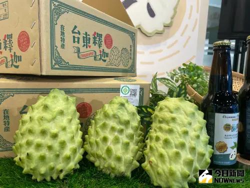 ▲農業部農糧署攜手7-ELEVEN，推出鳳梨釋迦相關產品。（圖／記者林志怡攝，2023.12.13）