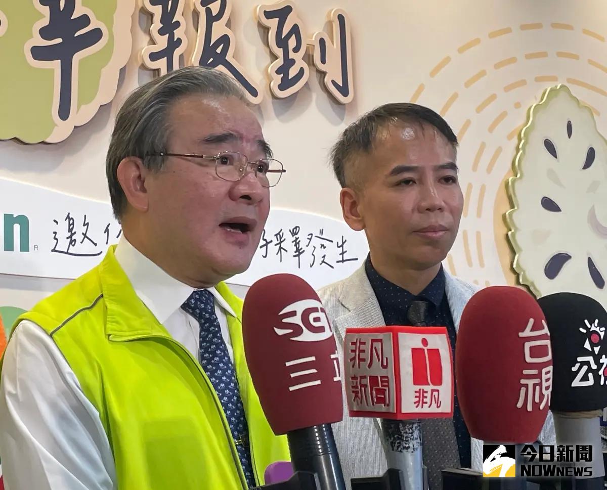 ▲農糧署長胡忠一表示，目前尚未接到台東釋迦檢出介殼蟲的相關報告，不清楚實際檢出情況，但會就產銷履歷等措施持續把關品質。（圖／記者林志怡攝，2023.12.13）