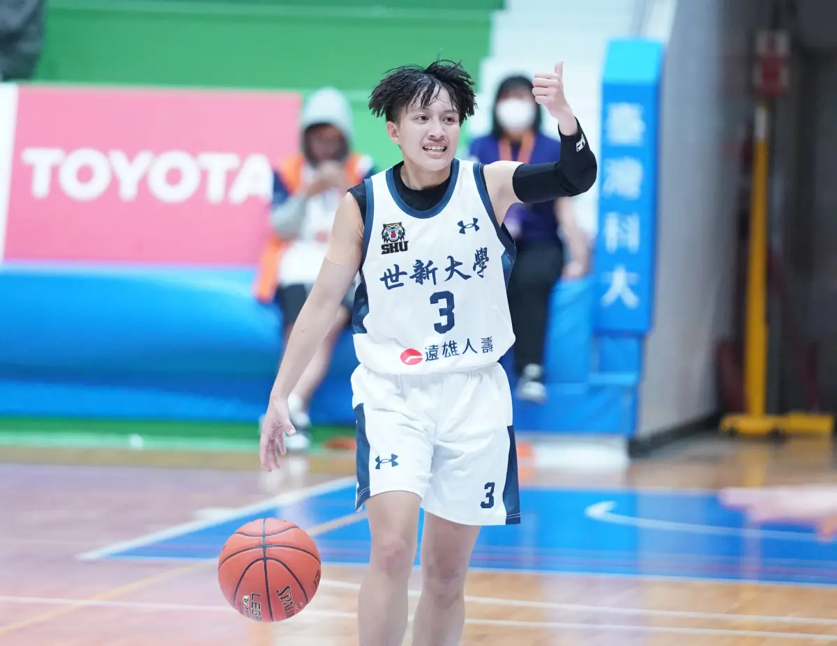 ▲世新宋瑞蓁6分6助攻，世新大學開季5連勝痛宰佛光。（圖／協會提供）