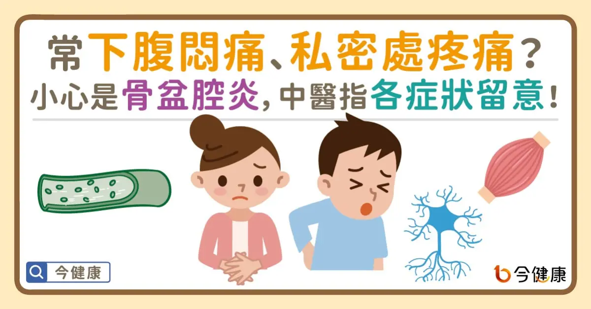 ▲常下腹悶痛、私密處疼痛？小心是骨盆腔炎，中醫指各症狀留意！