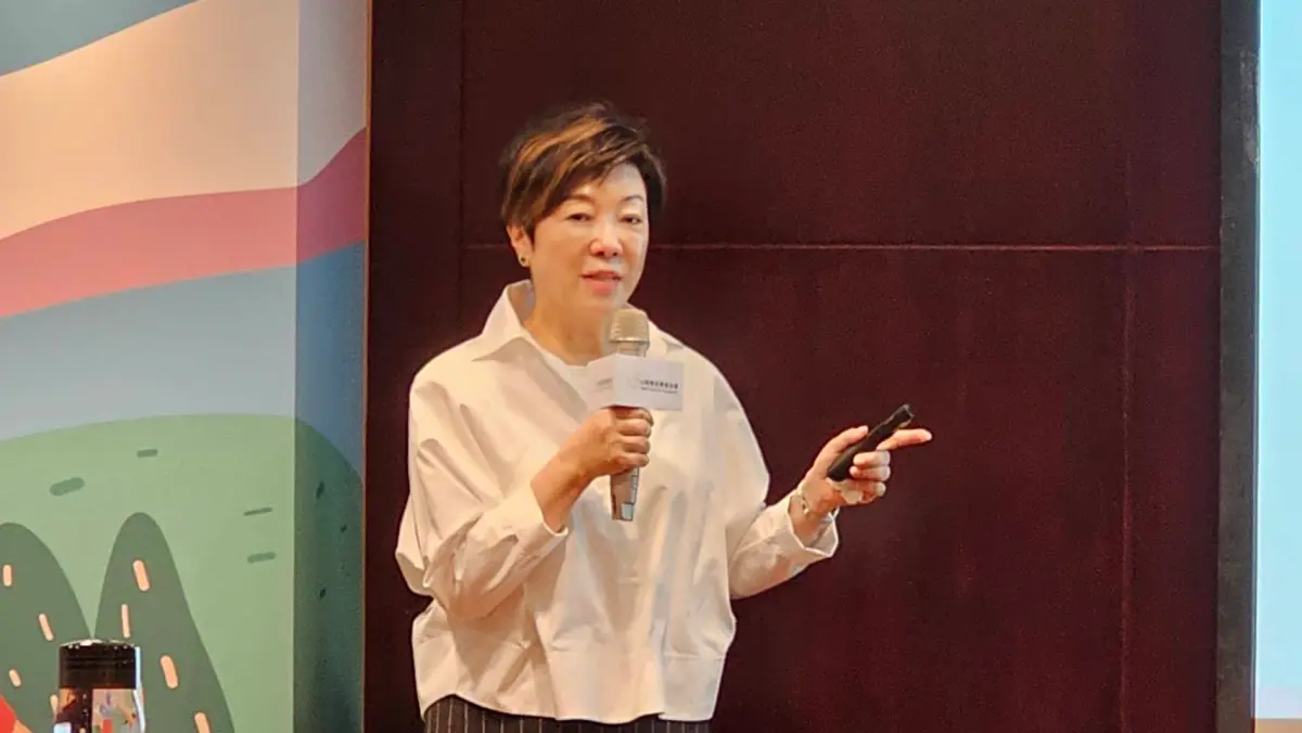 ▲台積電慈善基金會董事長張淑芬感謝台積電有了志工假，讓許多年輕人也願意加入，高薪也能讓員工安心退休兼做公益。（圖／記者許家禎攝，2023.12.14）